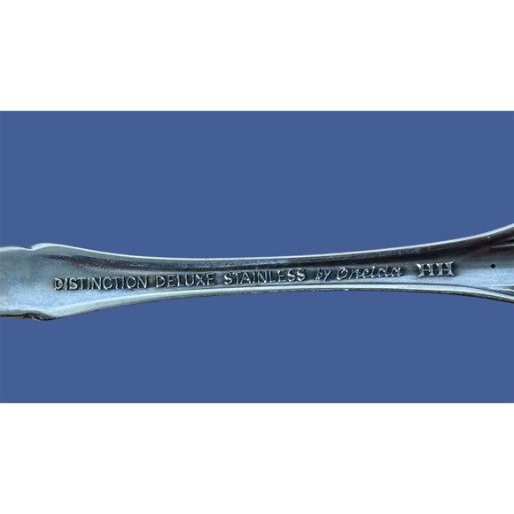 Oneida Raphael Stainless Distinction Deluxe Sugar Spoon Silverware Flatware VTG - Picture 4 of 4